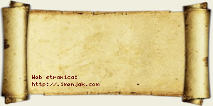 Jeremija Ristić vizit kartica